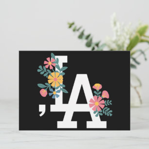 Comma la Floral Kamala Harris For President 2024 Invitation
