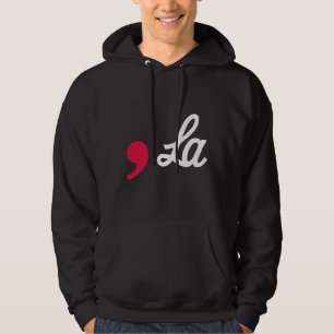 Comma La Funny Punctuation Kamala Harris Hoodie