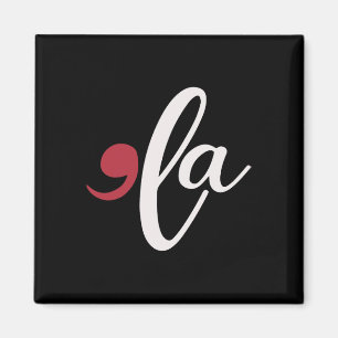 Comma La Heart Kamala Harris 2024 Madam President Magnet