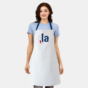 Comma La kamala funny pronunciation patriotic Apron