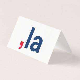 Comma La kamala funny pronunciation patriotic card