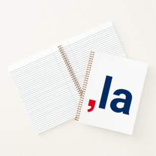 Comma La kamala funny pronunciation patriotic Notebook