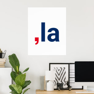 Comma La kamala funny pronunciation patriotic Poster