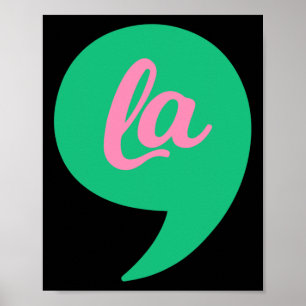 Comma La Kamala Harris 2022 Election Voting Costum Poster