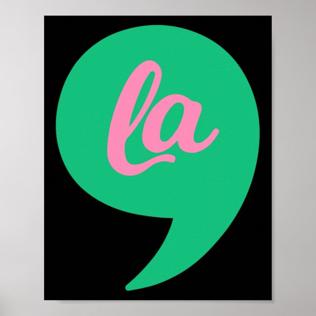 Comma La Kamala Harris 2022 Election Voting Costum Poster (Front)