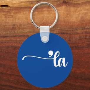 Comma La Kamala Harris Blue Key Ring