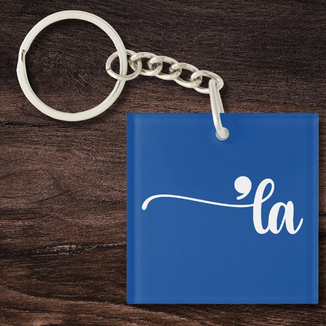 Comma La | Kamala Harris Blue Key Ring (Creator Uploaded)