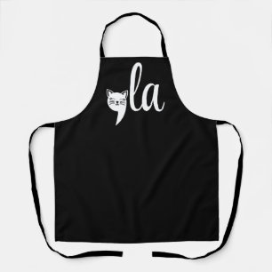 Comma La Kamala Harris - cat mum for Kamala  Apron