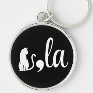 Comma La Kamala Harris - cat mum for Kamala Key Ring