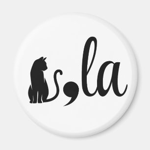 Comma La Kamala Harris - cat mum for Kamala  Magnet