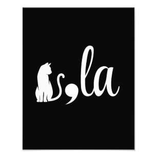 Comma La Kamala Harris - cat mum for Kamala Photo Print