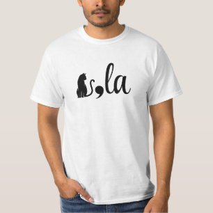 Comma La Kamala Harris - cat mum for Kamala  T-Shirt
