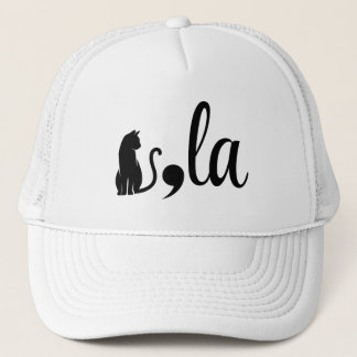 Comma La Kamala Harris - cat mum for Kamala  Trucker Hat