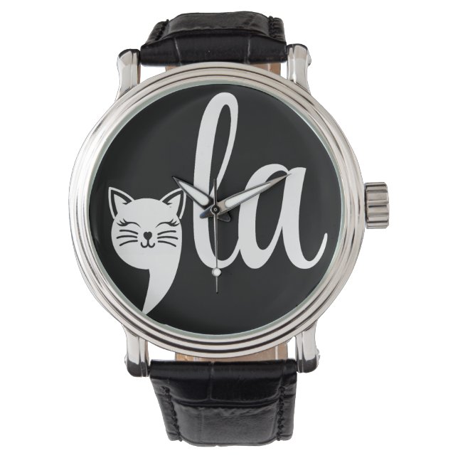 Comma La Kamala Harris - cat mum for Kamala  Watch (Front)