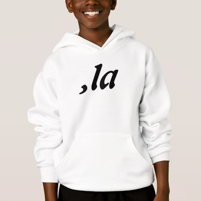 Comma La Kamala Harris - customised text design  (Front)