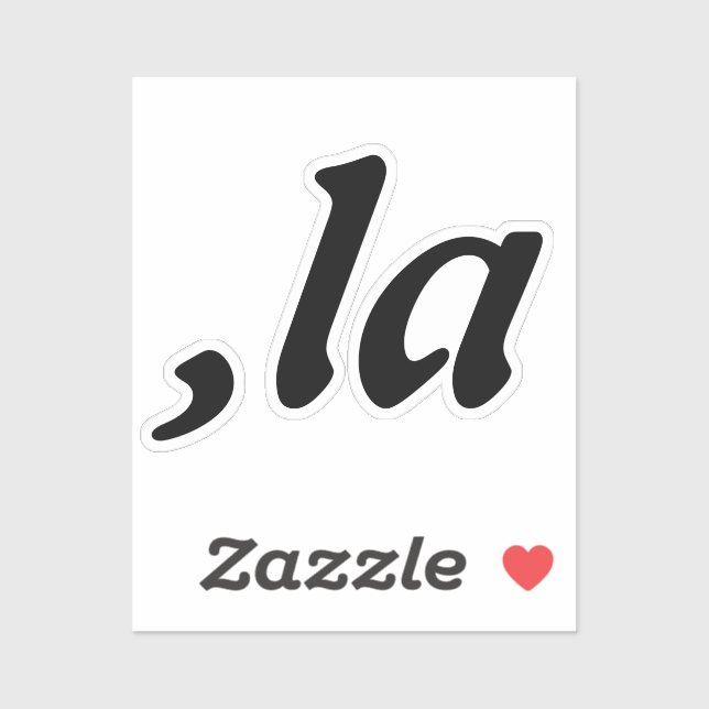 Comma La Kamala Harris - customised text design  (Sheet)