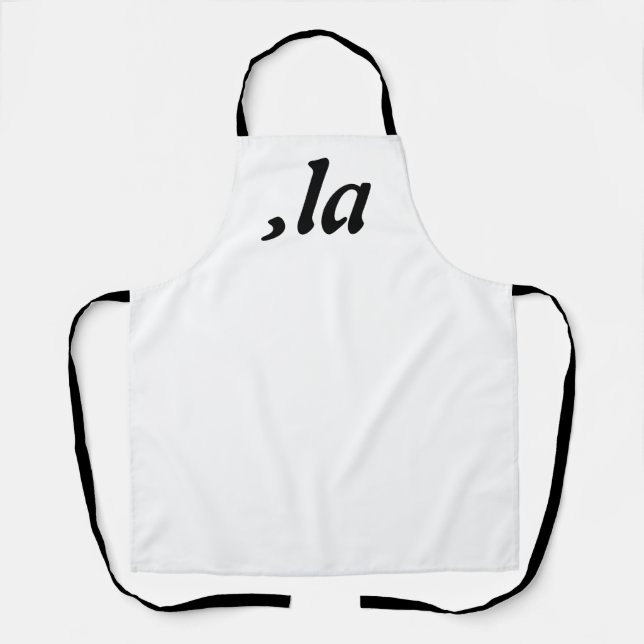 Comma La Kamala Harris - customised text design  Apron (Front)