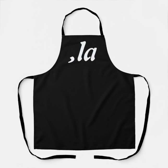 Comma La Kamala Harris - customised text design  Apron (Front)