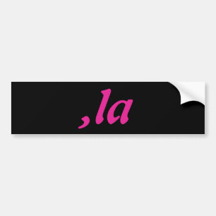 Comma La Kamala Harris - customised text design Bumper Sticker