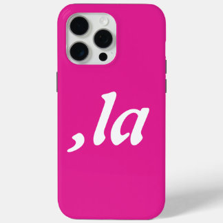 Comma La Kamala Harris - customised text design  iPhone 15 Pro Max Case