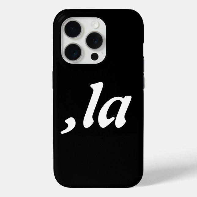 Comma La Kamala Harris - customised text design  Case-Mate iPhone Case (Back)