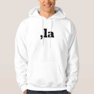 Comma La Kamala Harris - customised text design Hoodie