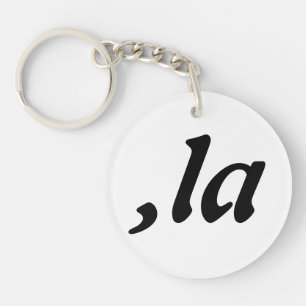 Comma La Kamala Harris - customised text design  Key Ring