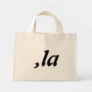Comma La Kamala Harris - customised text design  Mini Tote Bag
