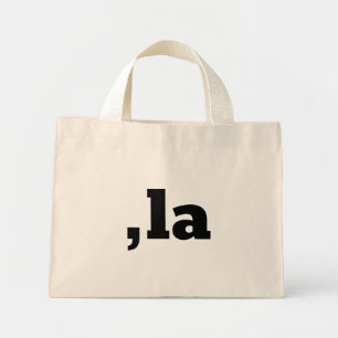Comma La Kamala Harris - customised text design Mini Tote Bag