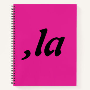 Comma La Kamala Harris - customised text design Notebook