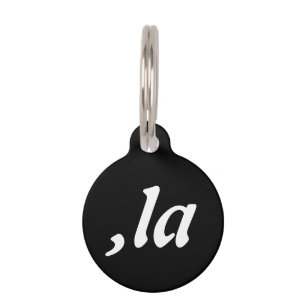Comma La Kamala Harris - customised text design Pet Tag