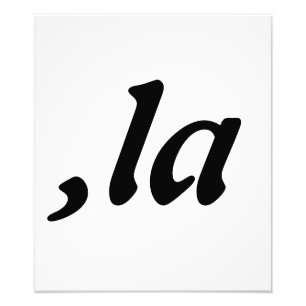 Comma La Kamala Harris - customised text design Photo Print