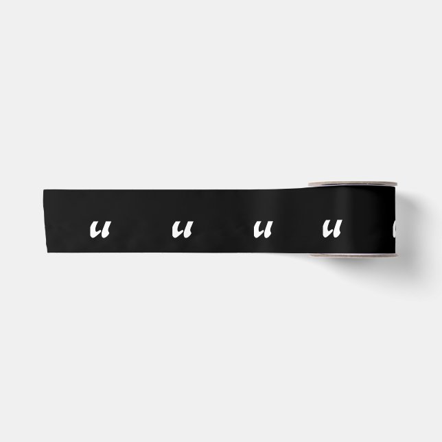 Comma La Kamala Harris - customised text design  Satin Ribbon (Front)