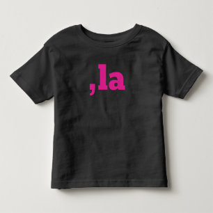 Comma La Kamala Harris - customised text design Toddler T-Shirt