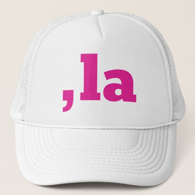 Comma La Kamala Harris - customised text design  Trucker Hat (Front)