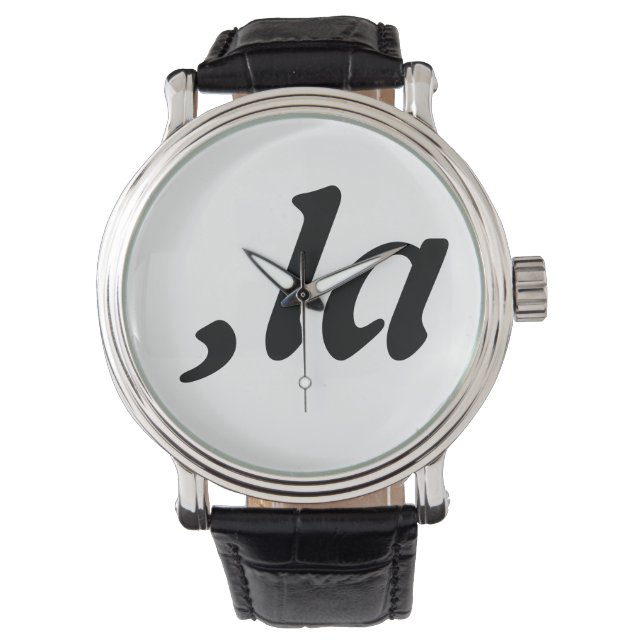 Comma La Kamala Harris - customised text design  Watch (Front)