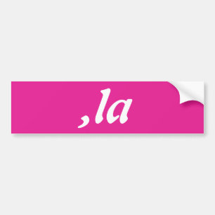 Comma La Kamala Harris - customized text design  Bumper Sticker
