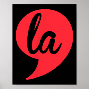 Comma La Kamala Harris For President 2024 Election Poster