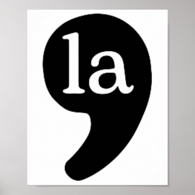 Comma La Kamala Harris For President 2024  Poster (Front)