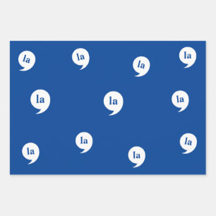 comma-la / Kamala Harris for President 2024 Wrapping Paper Sheet