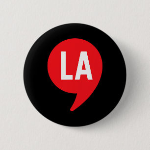 Comma La Kamala Harris For President Campaign Vote 6 Cm Round Badge
