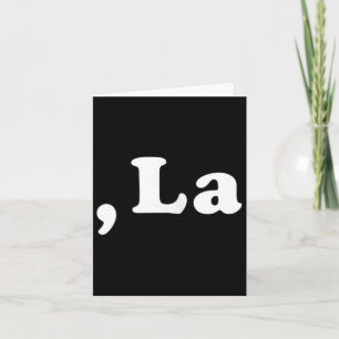 Comma La Kamala Harris Funny Democrat Support 2020 Card