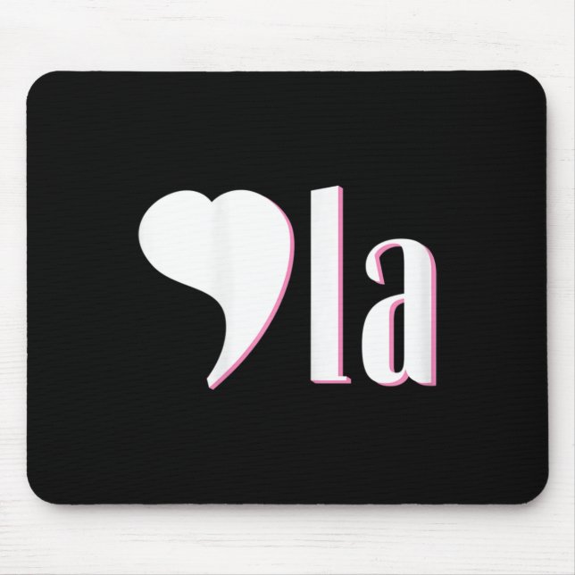 Comma La Kamala Harris Funny Democrat Support 2020 Mouse Pad (Front)