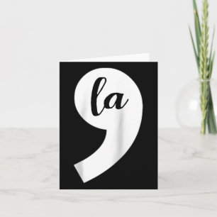 Comma La Kamala Harris Gift Raglan Baseball Tee Card