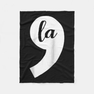 Comma La Kamala Harris Gift Raglan Baseball Tee  Fleece Blanket
