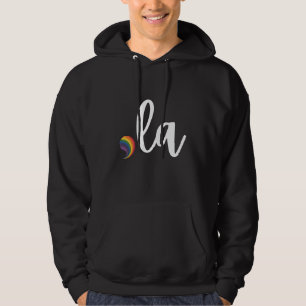Comma La Kamala Harris Pride Rainbow LGBQ Gay Hoodie