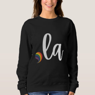 Comma La Kamala Harris Pride Rainbow LGBQ Gay Sweatshirt
