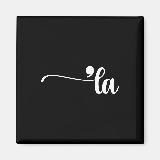 Comma La Kamala Harris Punctuation La Election Vot Magnet (Front)