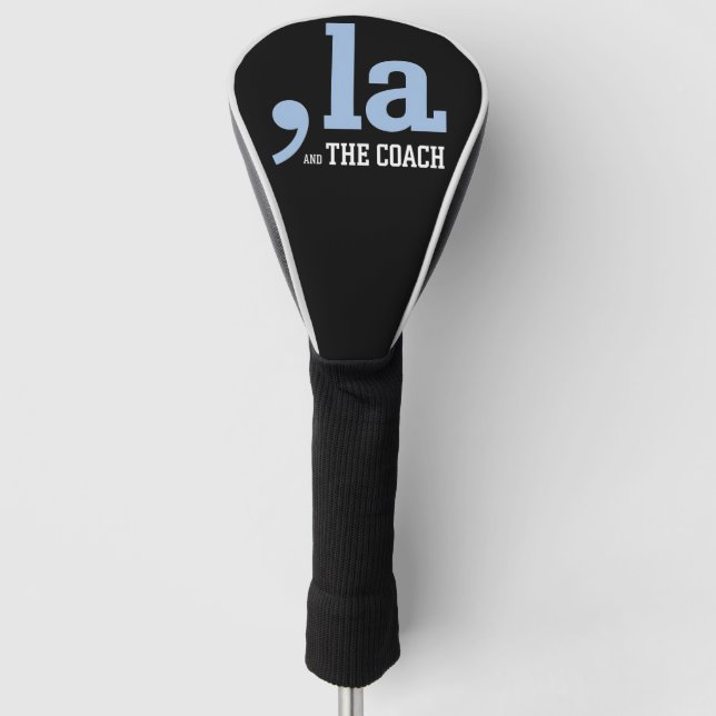 Comma La Kamala Harris Tim Walz Coach 2024  Golf Head Cover (Front)