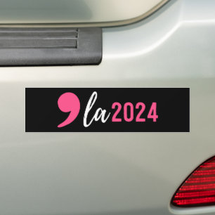Comma La Madam President Kamala Harris 2024 Bumper Sticker